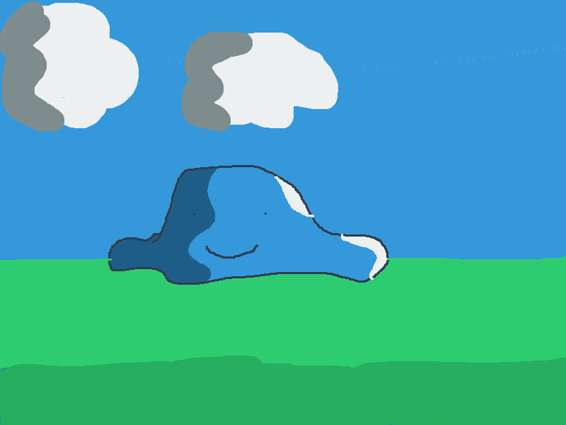 blue blob