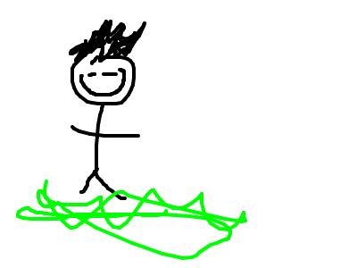 mia falls down a hole