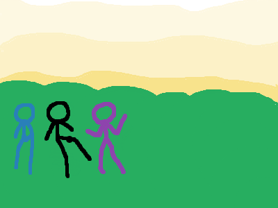 Talking with my friends 