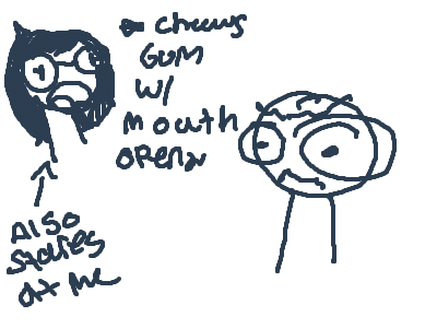 This happens in my last class...