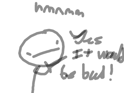 Yes indeed It would be bad