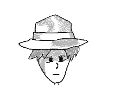 mr farmer tries on a new hat