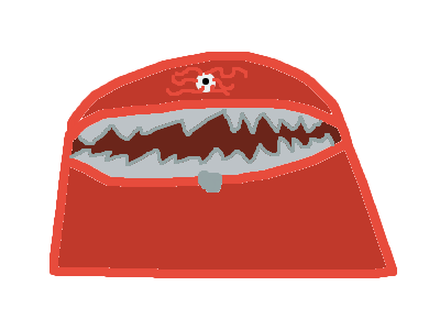 thank you red chomper chest