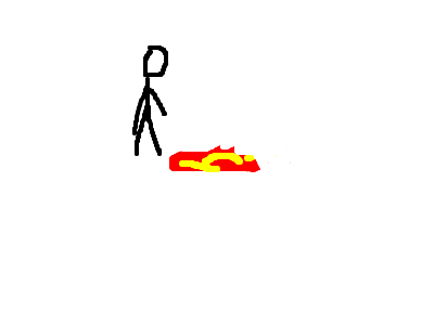 StickMan Jumps Over Lava