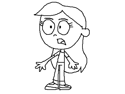 Female Teen Screams and Running