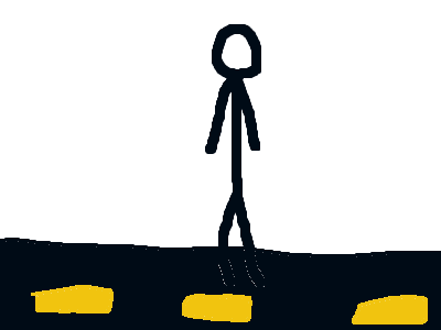 i was walking down the steet and