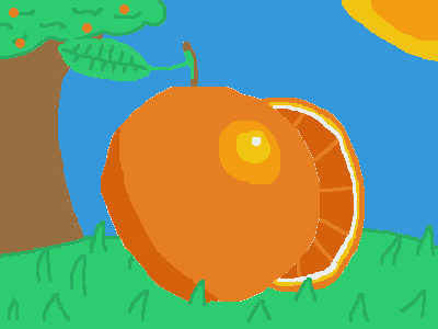 its just an orange