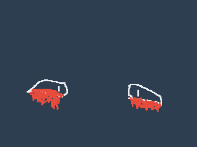 Oh look, its the eyes again from my first animatio