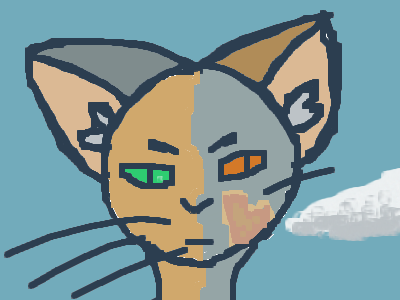 >>My new OC- Moss tail<<