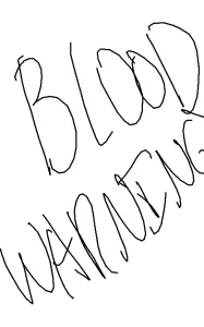 doing this trend cause why not <blood TW>