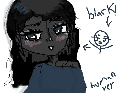 Guys this is black as a human!