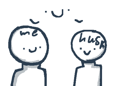 Huski and charmander :D