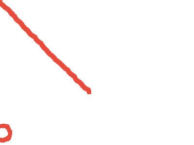 idk disappearing circle and line