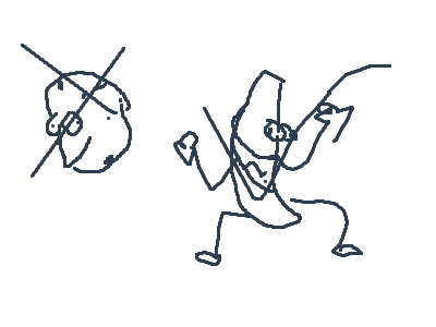 Potato bad, banana good