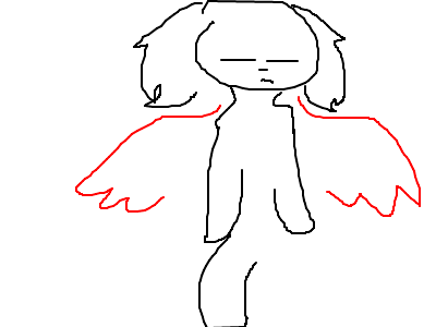 dog with randum wungz