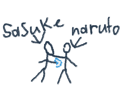 what hanppened to sasukes chin