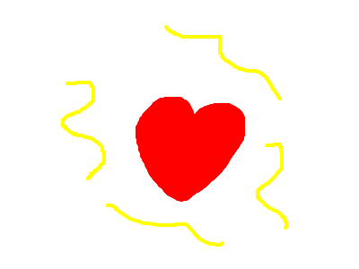 Cute Little Frisk Heart &amp;lt;3