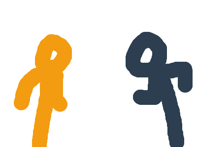 Black vs orange. Part 2