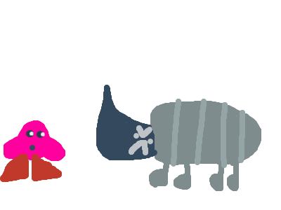 Kirby vs Hornhead!!!