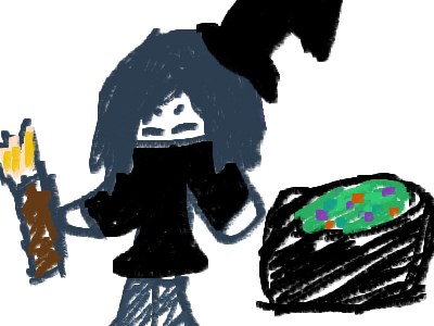 for witch contest (fixed hat)