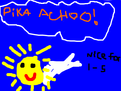 pika achoo (sutible for 1-4 age)