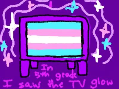Happy Pride (I saw the TV glow)