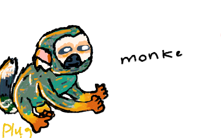 I made a trash looking monkey because I can