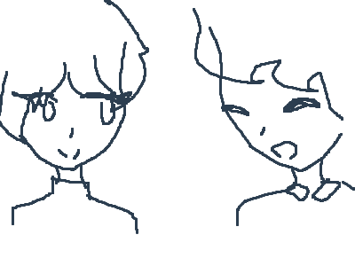 me and starry again (still quick drawing)