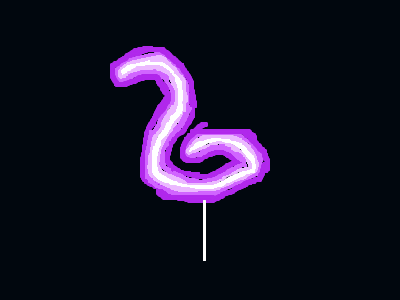 trend? neon flamingo ?