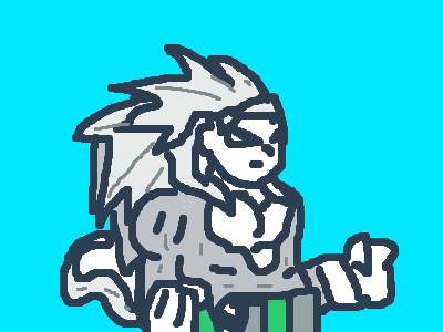 Goku ssj5 art (more practice