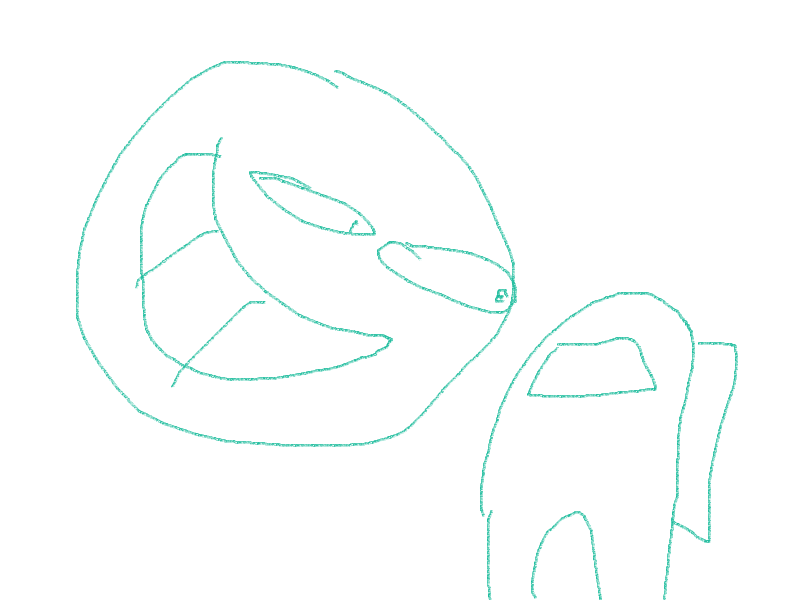 Bought an among us plushie