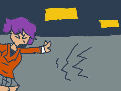 (classic anime scene)