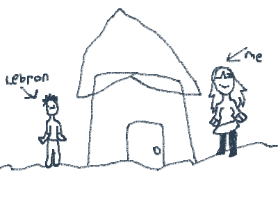 breaking into lebron house and take all his sprite