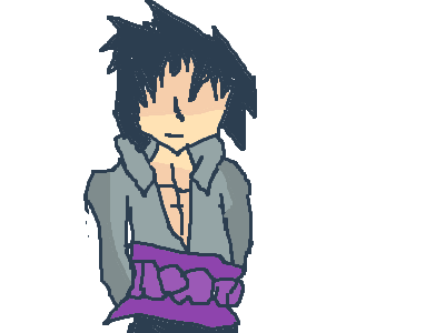 Sasuke...I drew in 10 minutes
