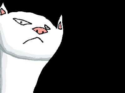 i drew this cat cuz i am bored