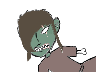 My zombie oc but redone