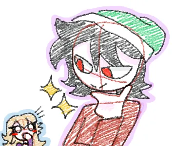 I might as well draw him