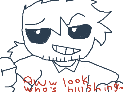 IM NOT EVEN BLUSHING STOP