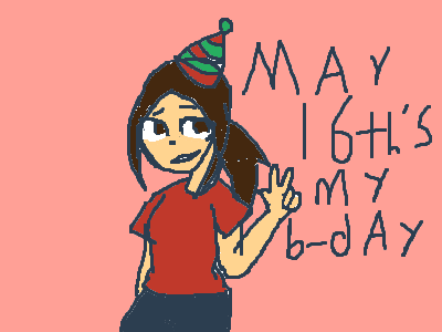 my birthdays in two days!!!!