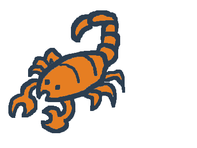 I drew a scorpion