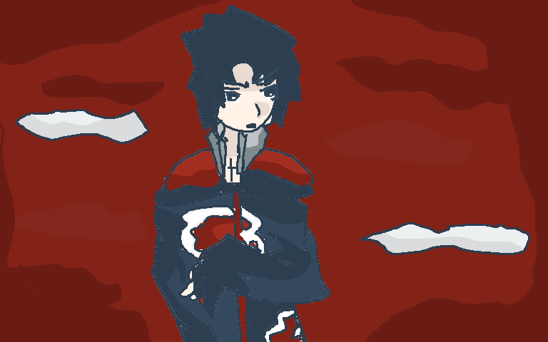 Sasuke in the akasuki