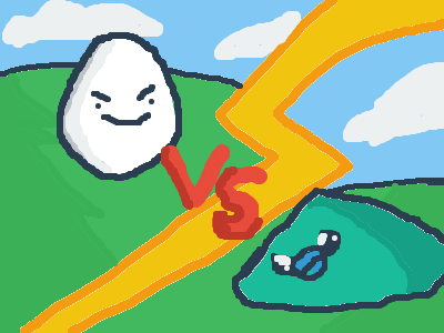 King Blob VS King Egg