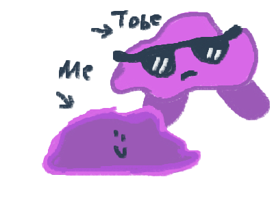 Me and tobe hanging out as a gigglypuff