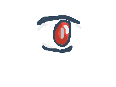 i drew an actual eye