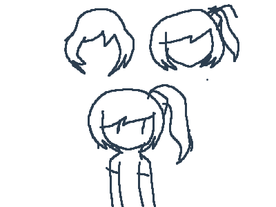 stles of hair i do in the morning