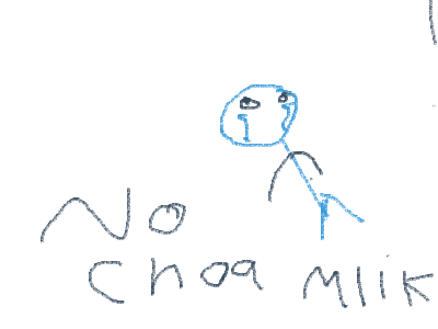 Why you say that chao milk I know how to spell