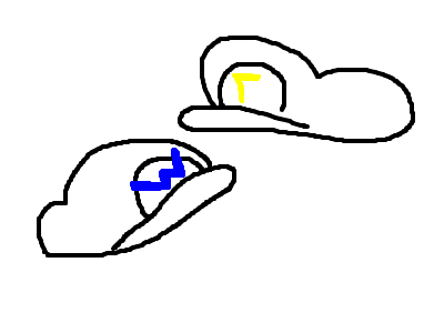 Wah Luigi and Wario's cap