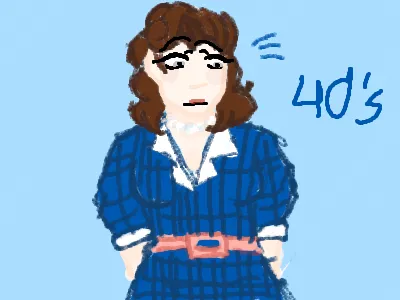 Me as different eras of fashion (Day 3)