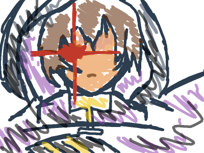 What the HELL is the background character doing.