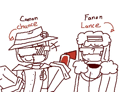 LANCE GET UP, IM PUTTING YOU IN TA NOW!
